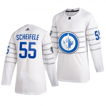 Winnipeg Jets Mark Scheifele 55 Wit Adidas 2020 NHL All-Star Authentic Shirt - Mannen